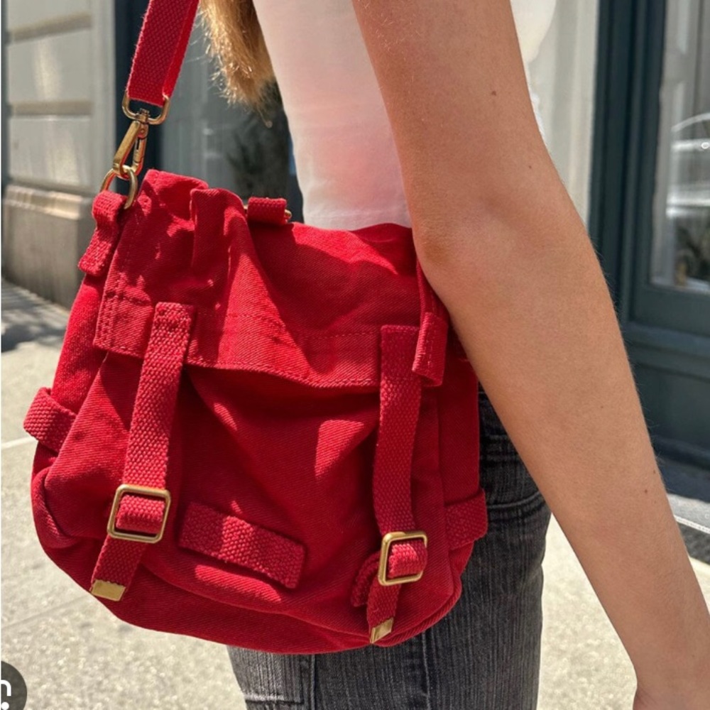 Brandy Melville red messenger bag